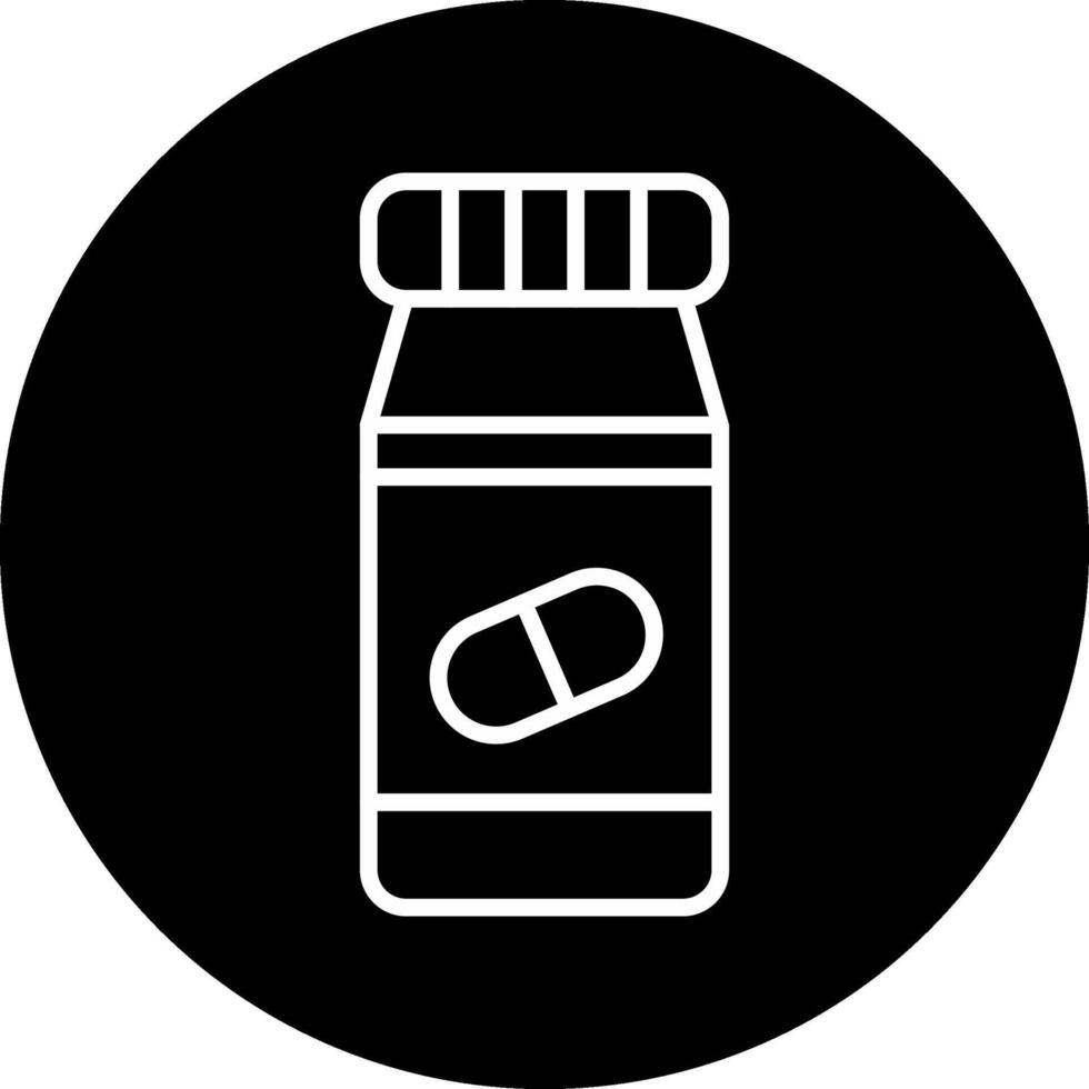 Tabletten Flasche vecto Symbol vektor