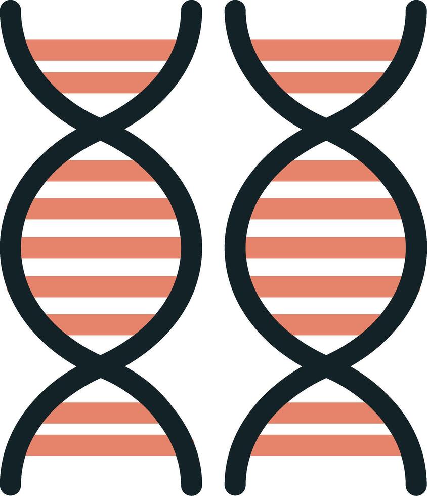 DNA-Vektor-Symbol vektor