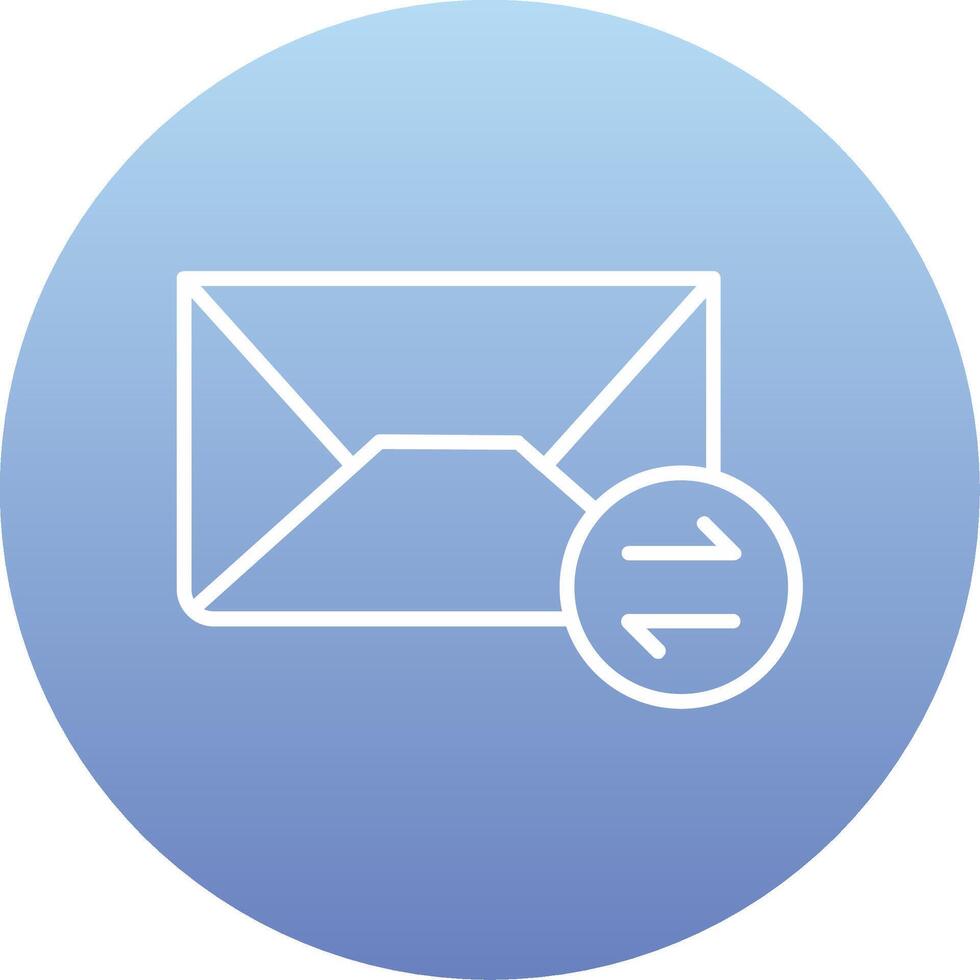 E-Mail-Vektorsymbol austauschen vektor