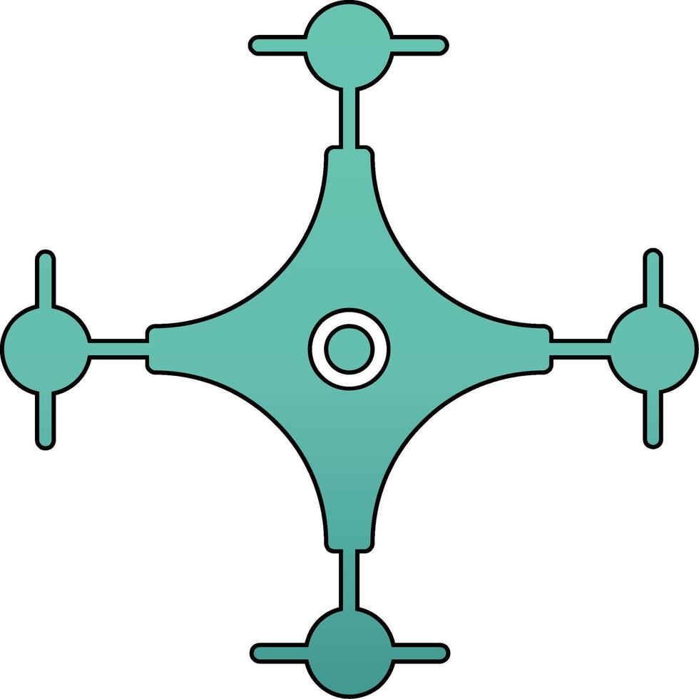 Symbol für Drohnenvektor vektor