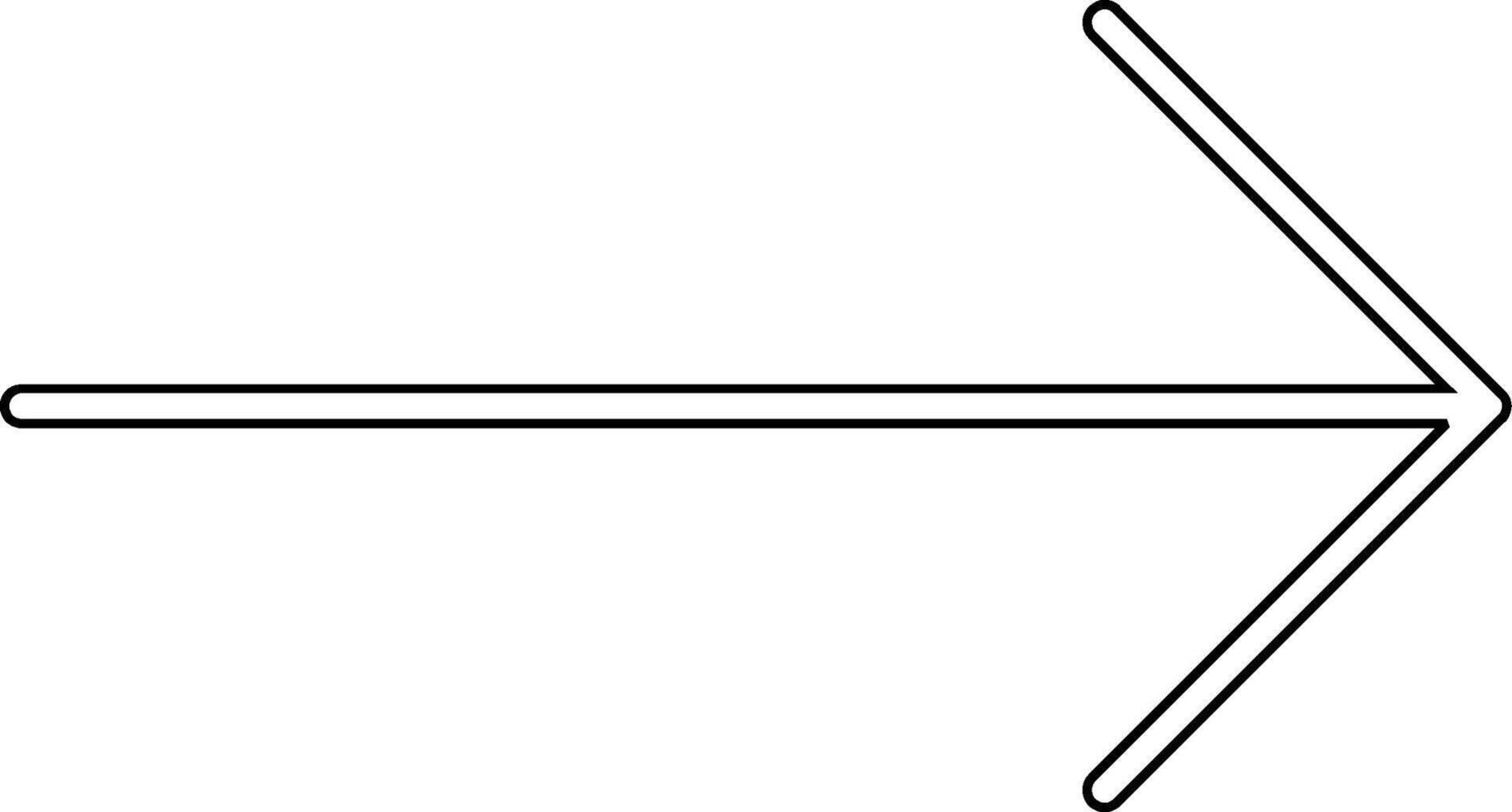 Vektorsymbol Pfeil nach rechts vektor