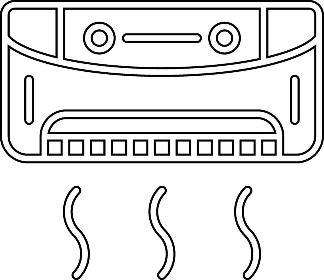 Vektorsymbol für Klimaanlage vektor