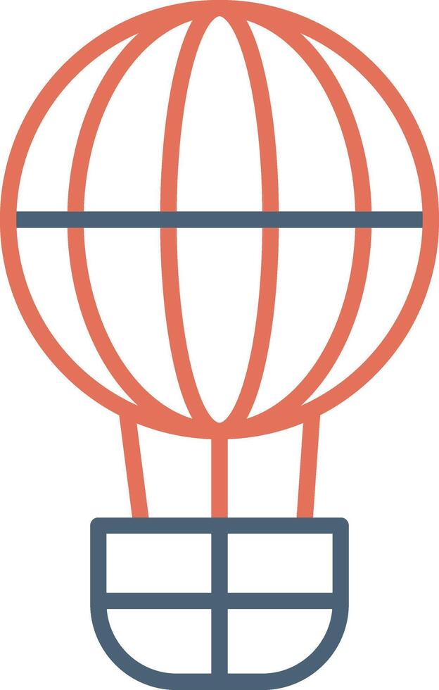 Heißluftballon-Vektorsymbol vektor