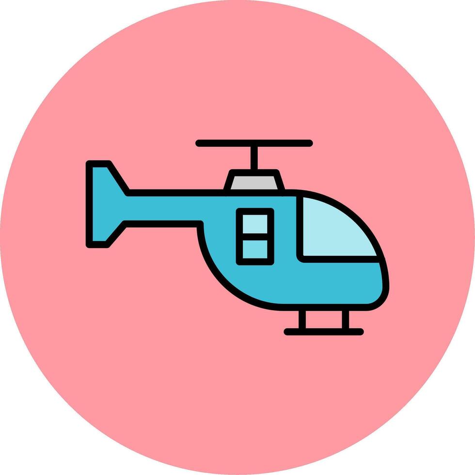 Hubschrauber-Vektor-Symbol vektor