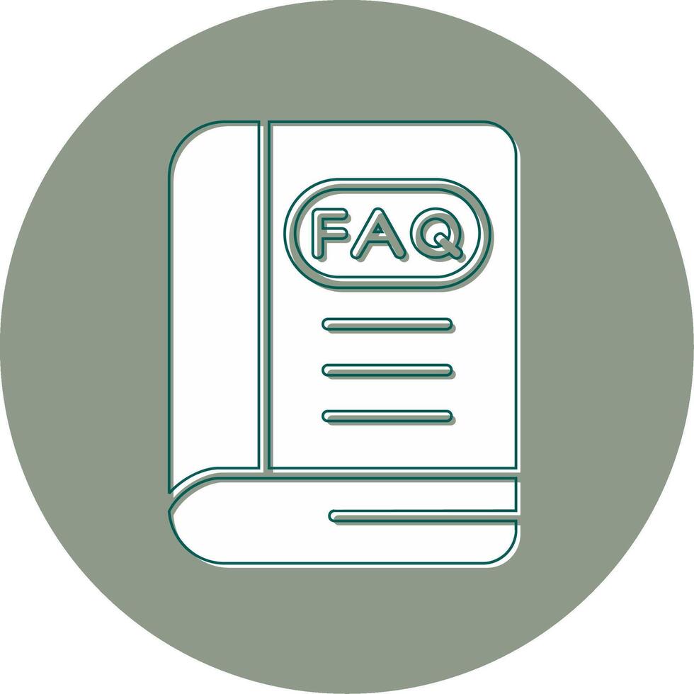 FAQ-Vektorsymbol vektor