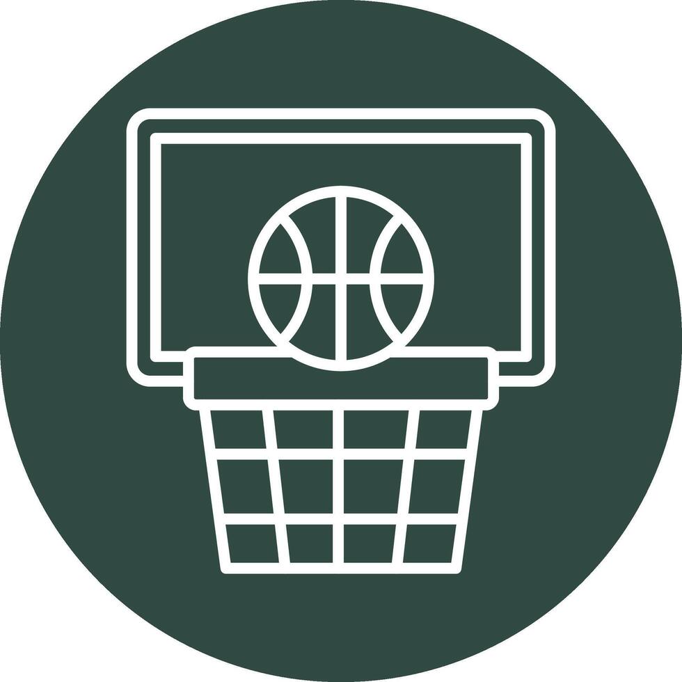 Basketball-Vektor-Symbol vektor