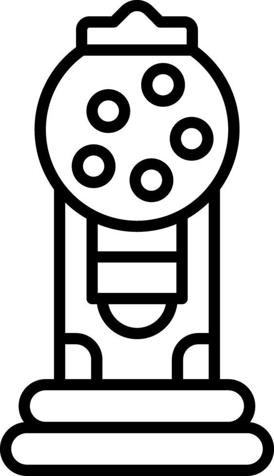 Gummi Maschine Vektor Symbol