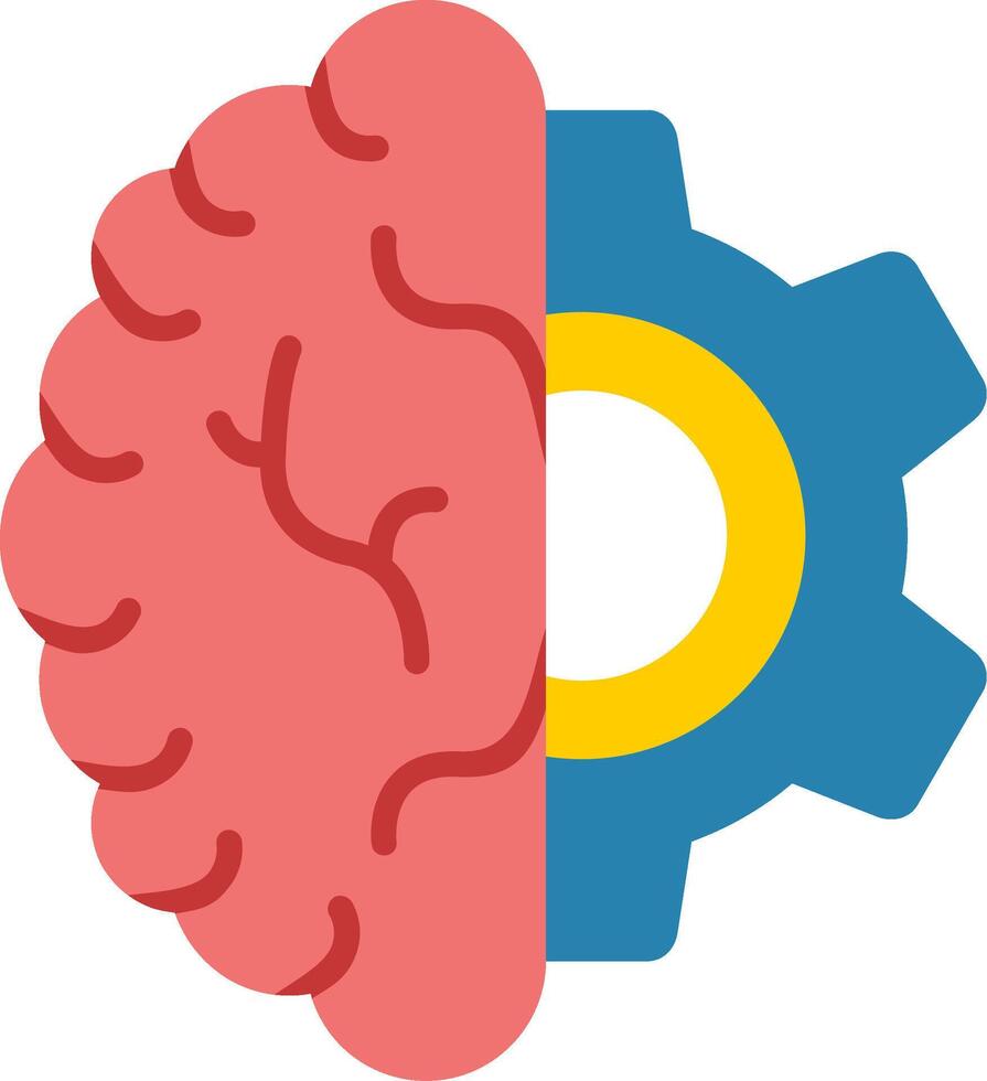 Gehirn-Vektor-Symbol vektor