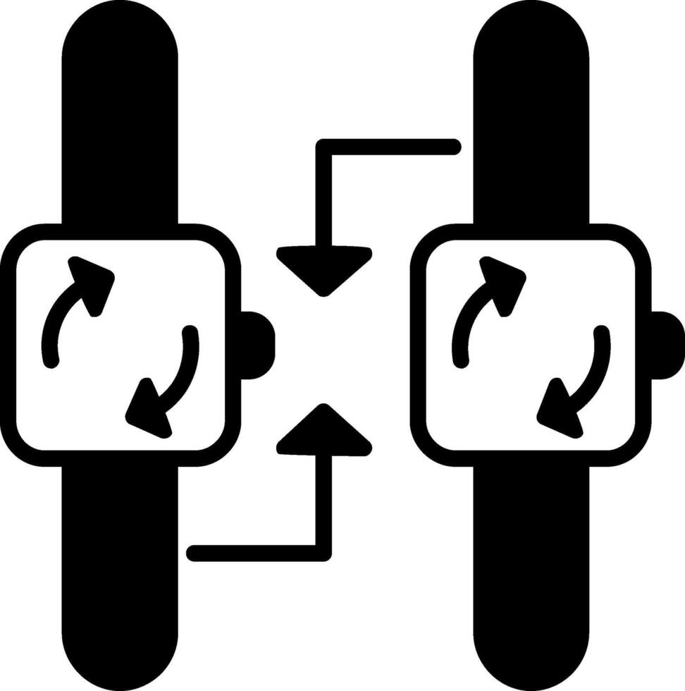 Vektor-Symbol synchronisieren vektor