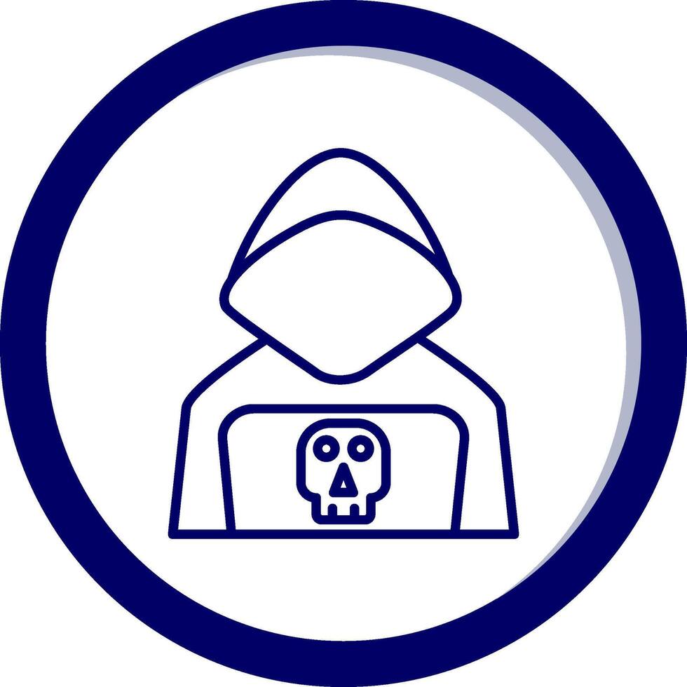 Hacker-Vektor-Symbol vektor