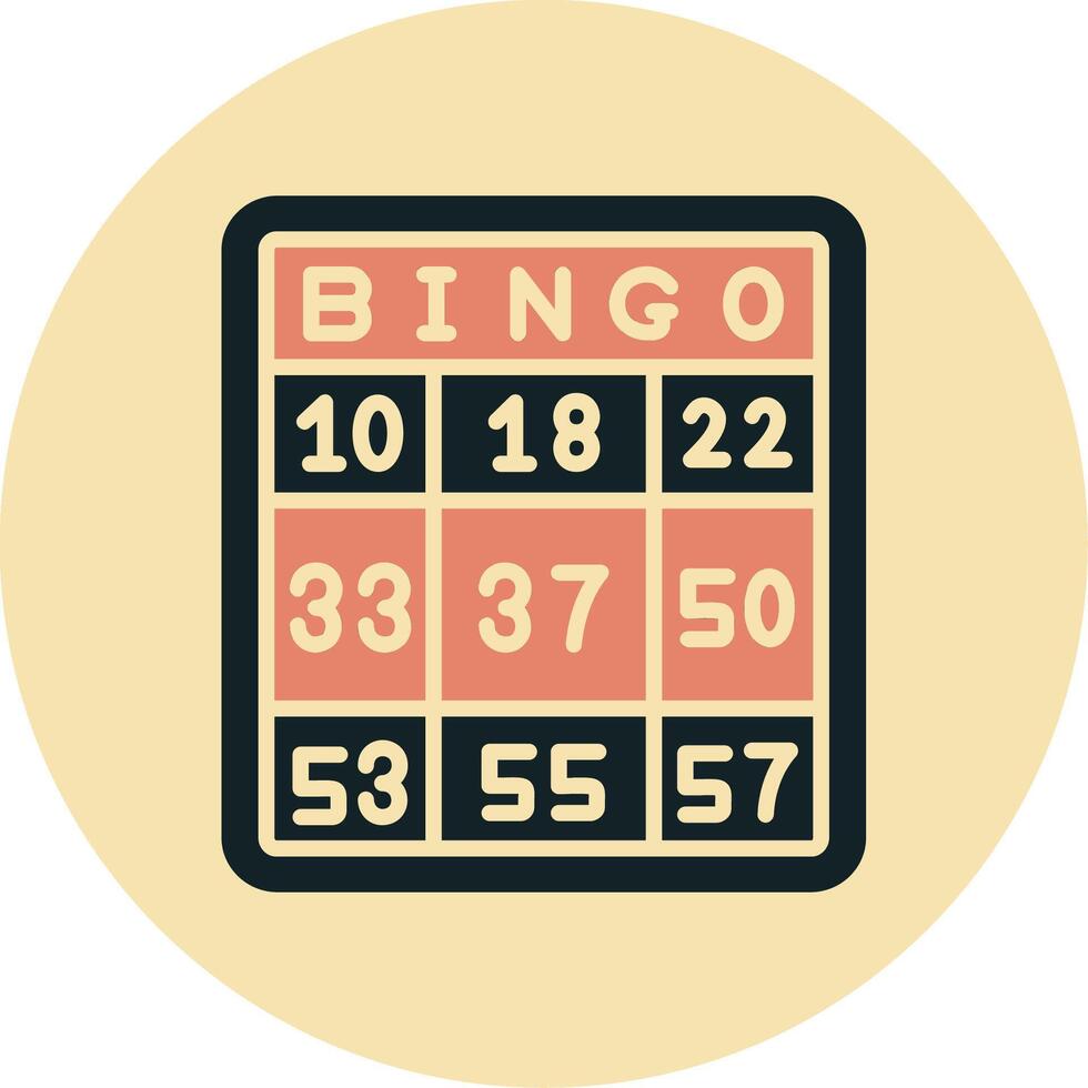 bingo vektor ikon