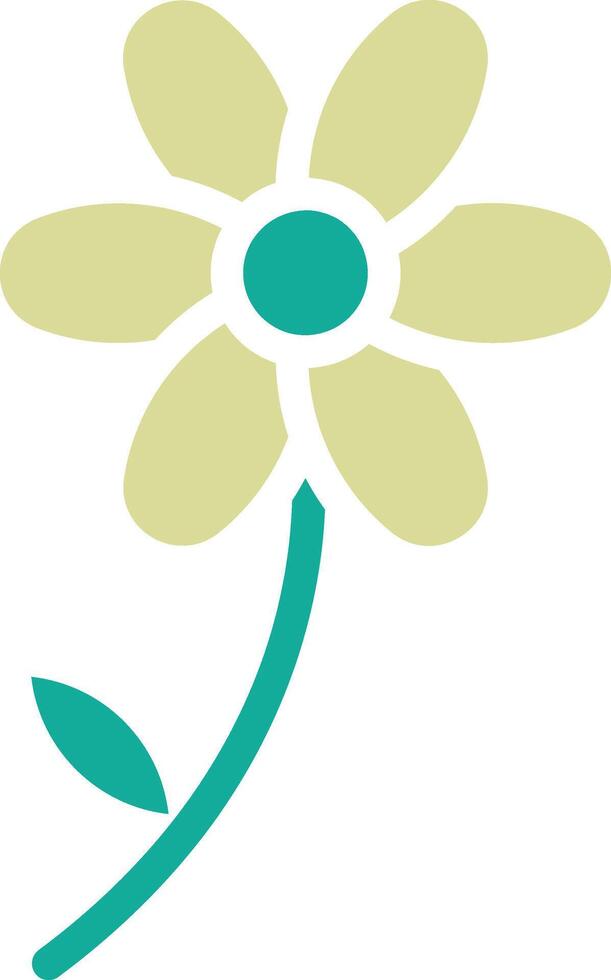 Symbol für Blumenvektor vektor