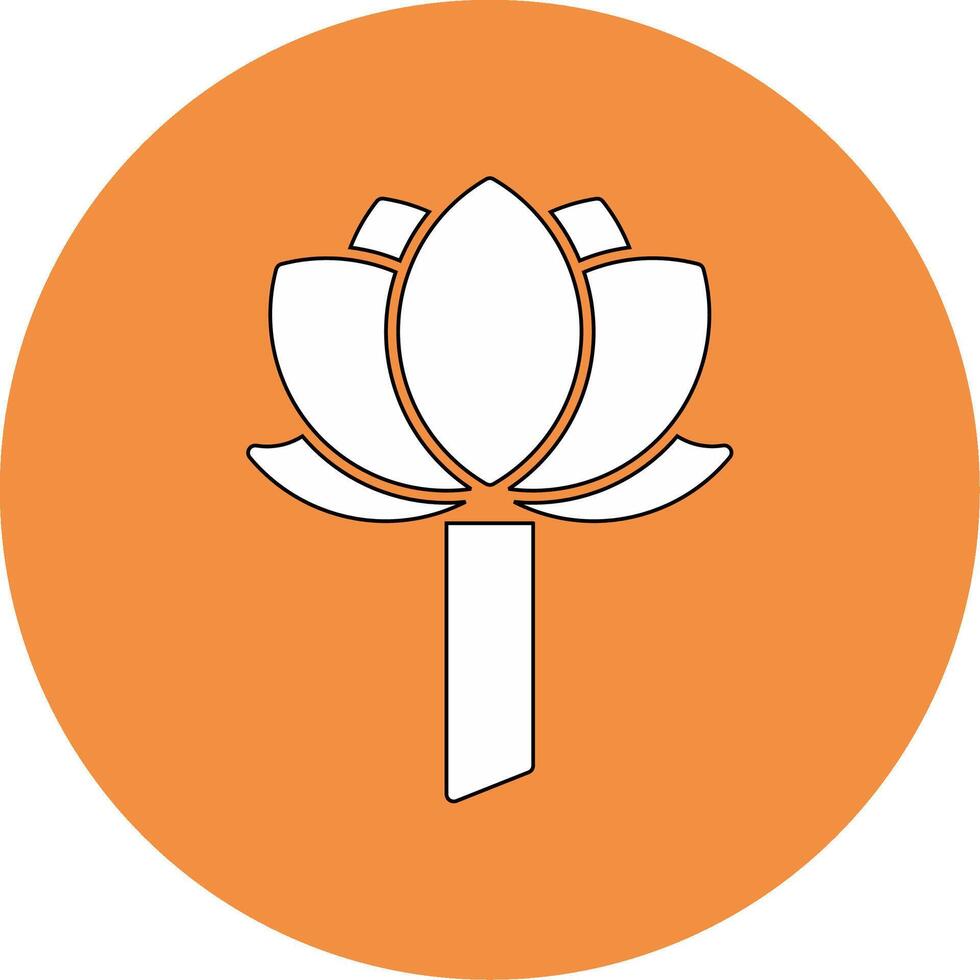 Lotus-Vektor-Symbol vektor