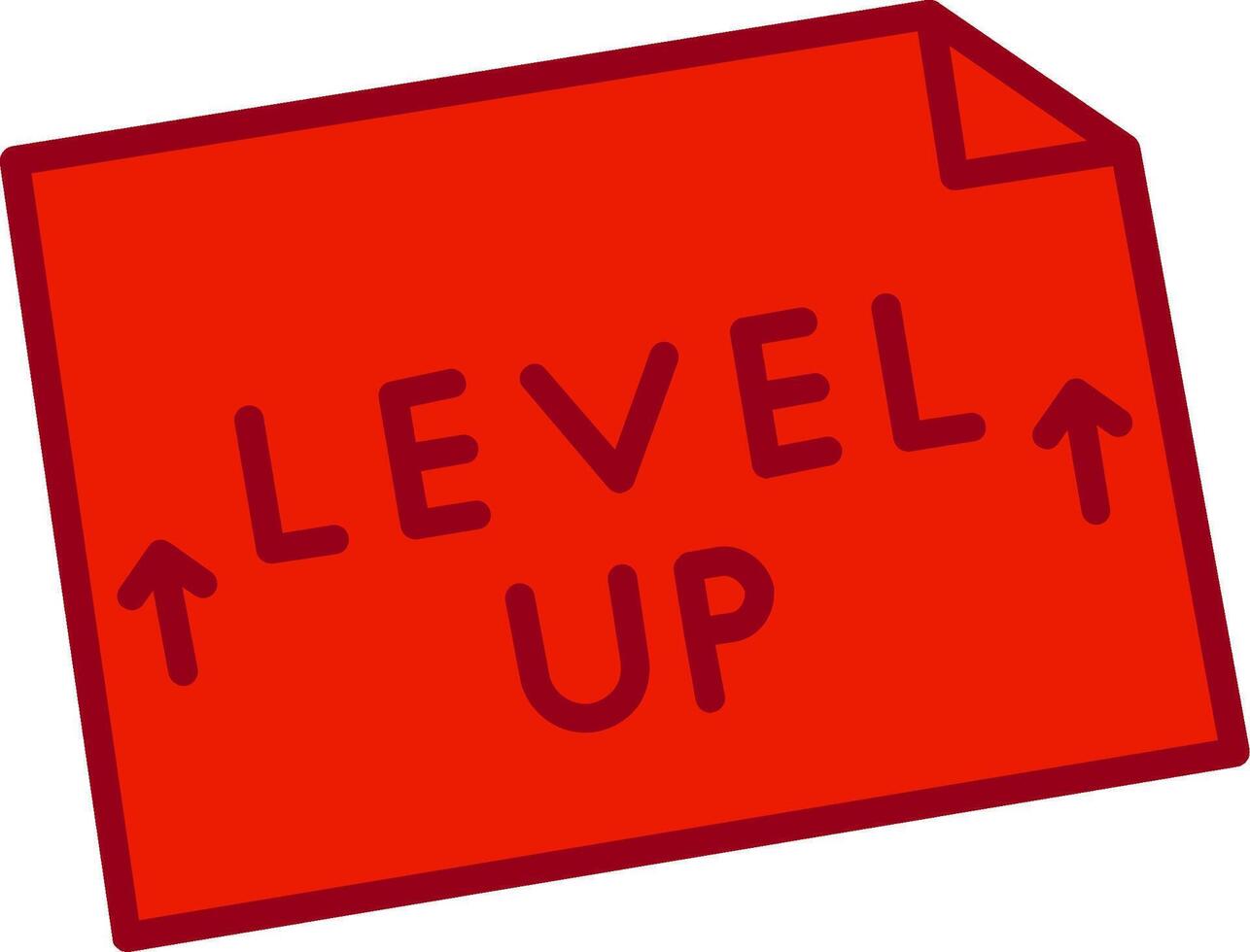 Level-Up-Vektor-Symbol vektor