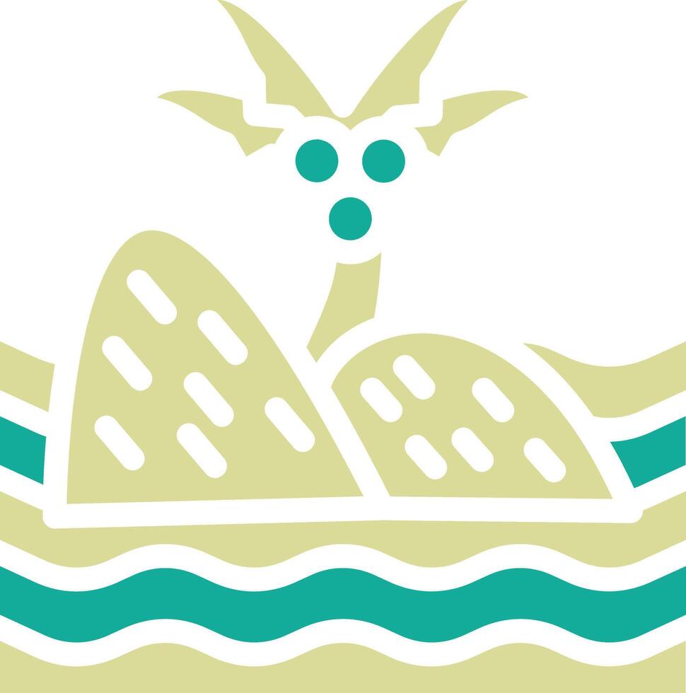 Insel Landschaft Vektor Symbol