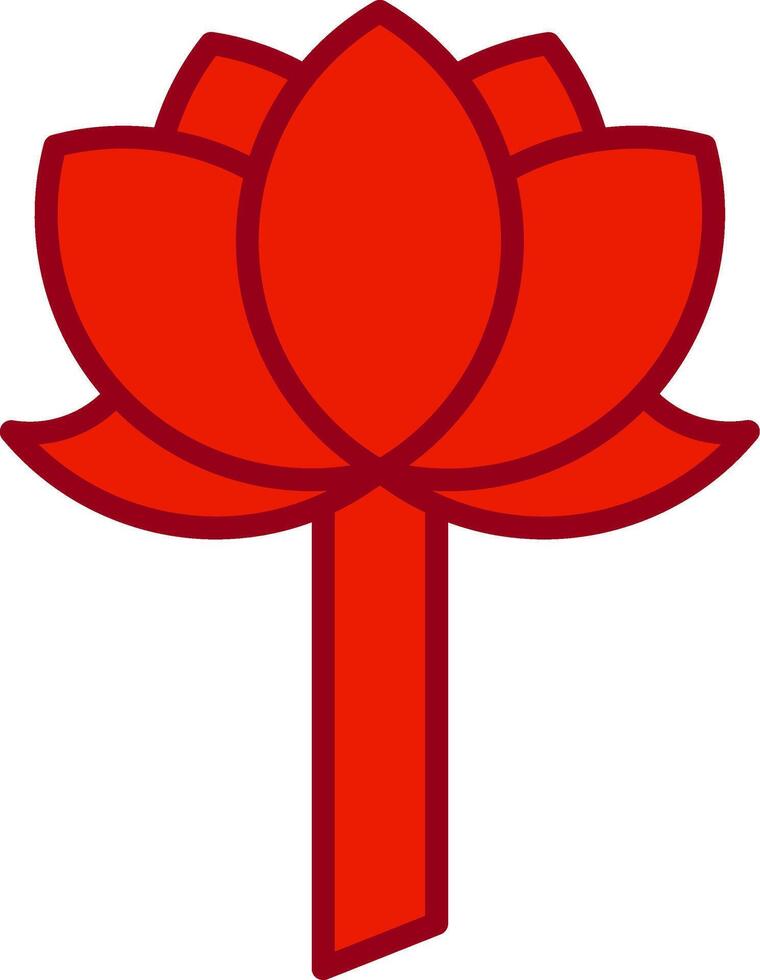 Lotus-Vektor-Symbol vektor