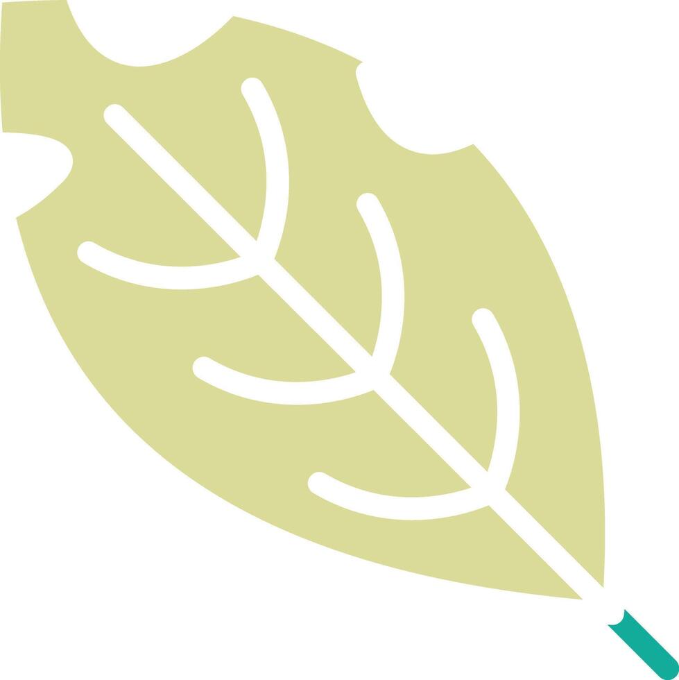 Vektorsymbol für trockene Blätter vektor