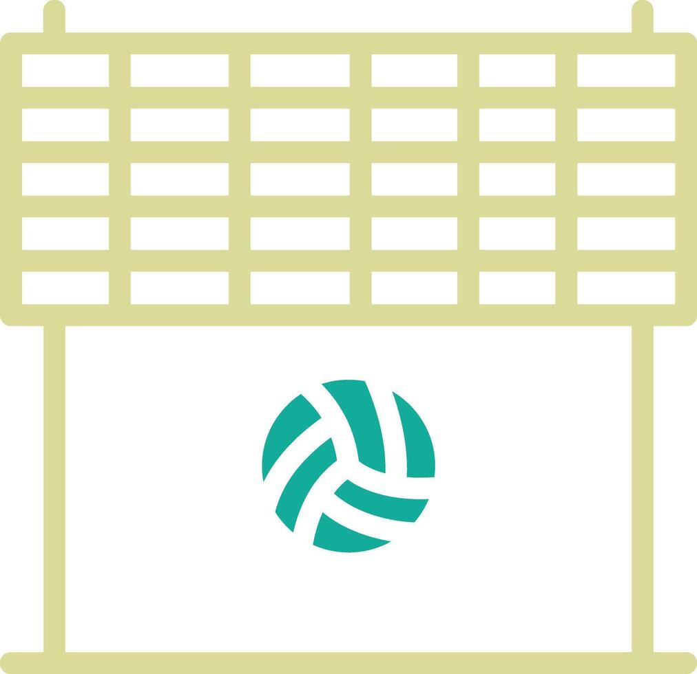 Volleyball Netz Vektor Symbol