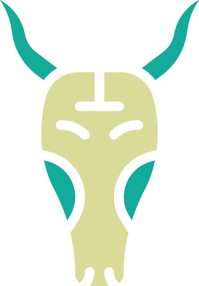 Stier Schädel Vektor Symbol