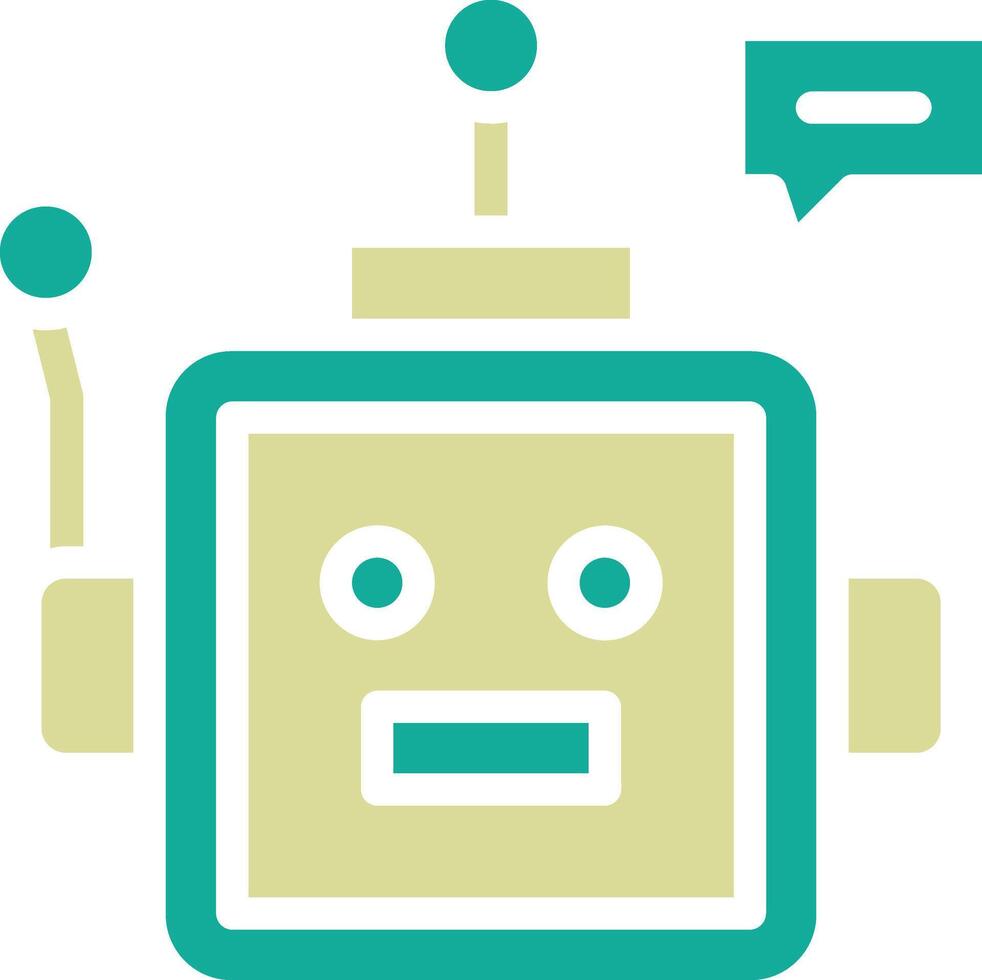 Chat-Bot-Vektorsymbol vektor