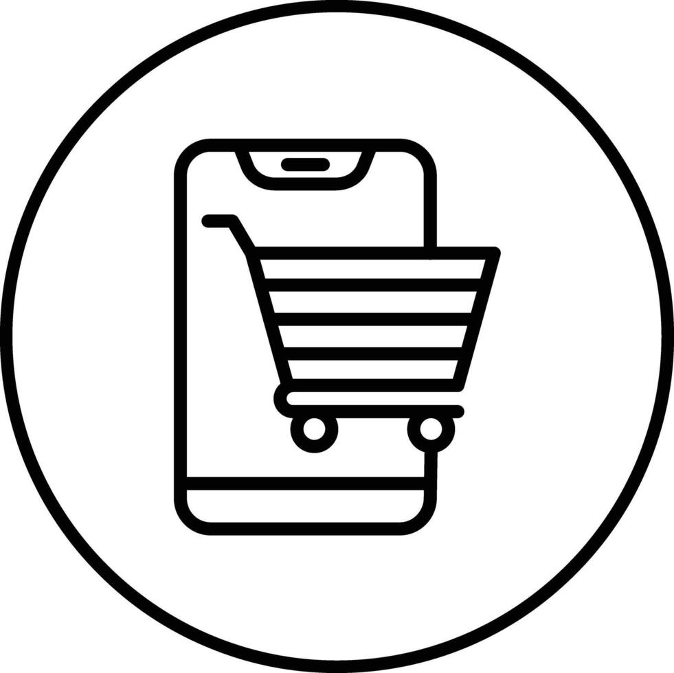 Online-Shop-Vektorsymbol vektor