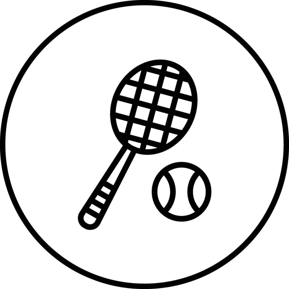 Tennis-Vektor-Symbol vektor