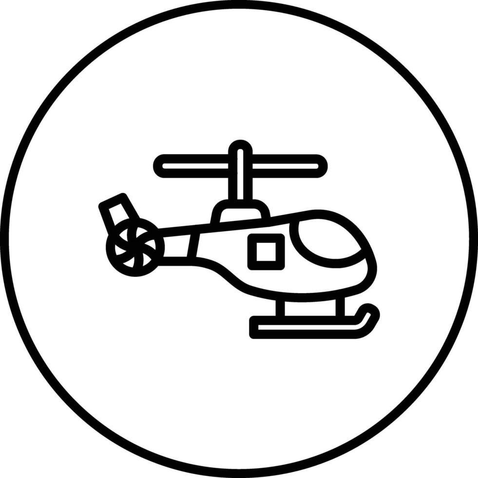 Hubschrauber-Vektor-Symbol vektor