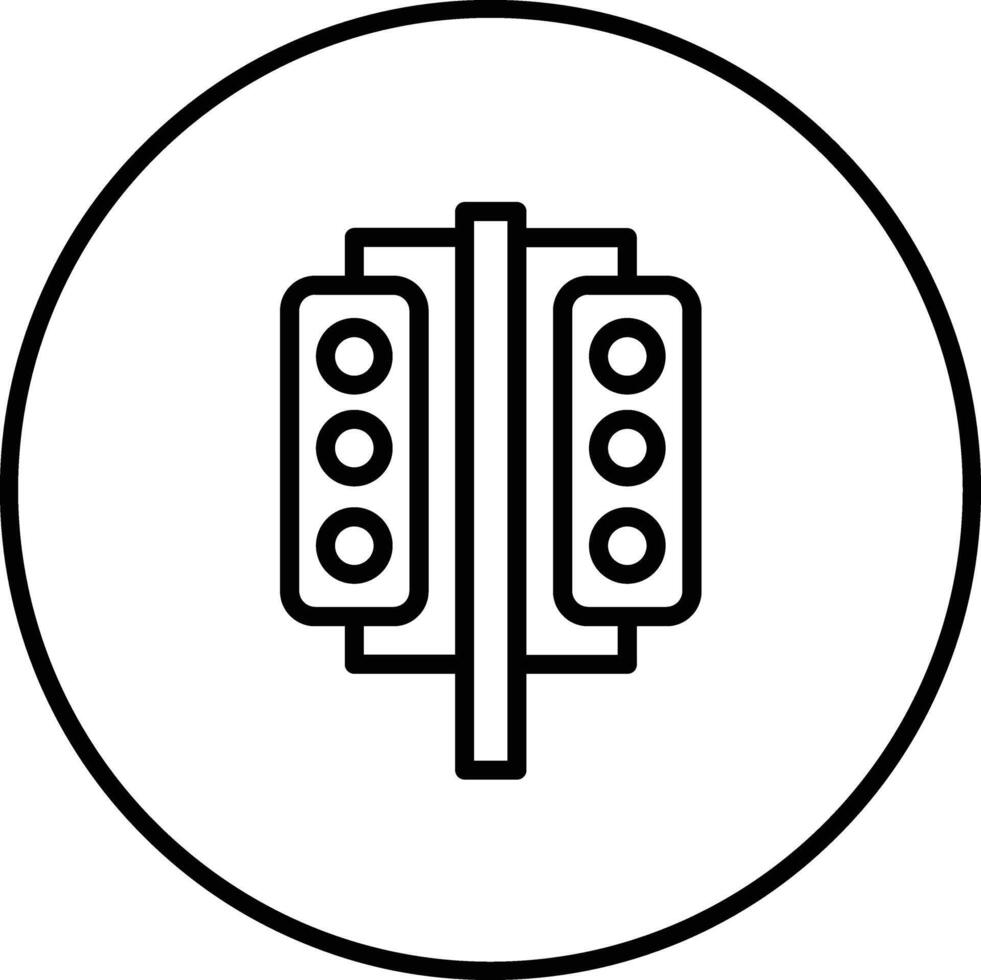 Rennen Beleuchtung Vektor Symbol