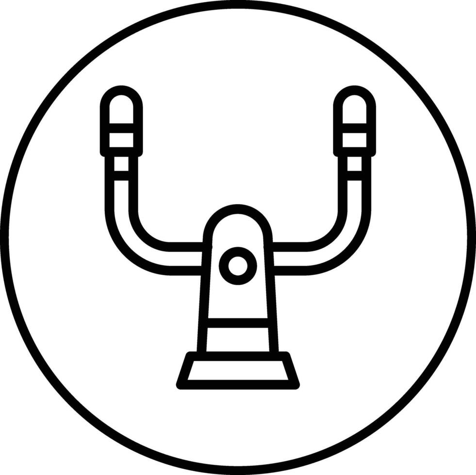 Flugzeug Lenkung Rad Vektor Symbol