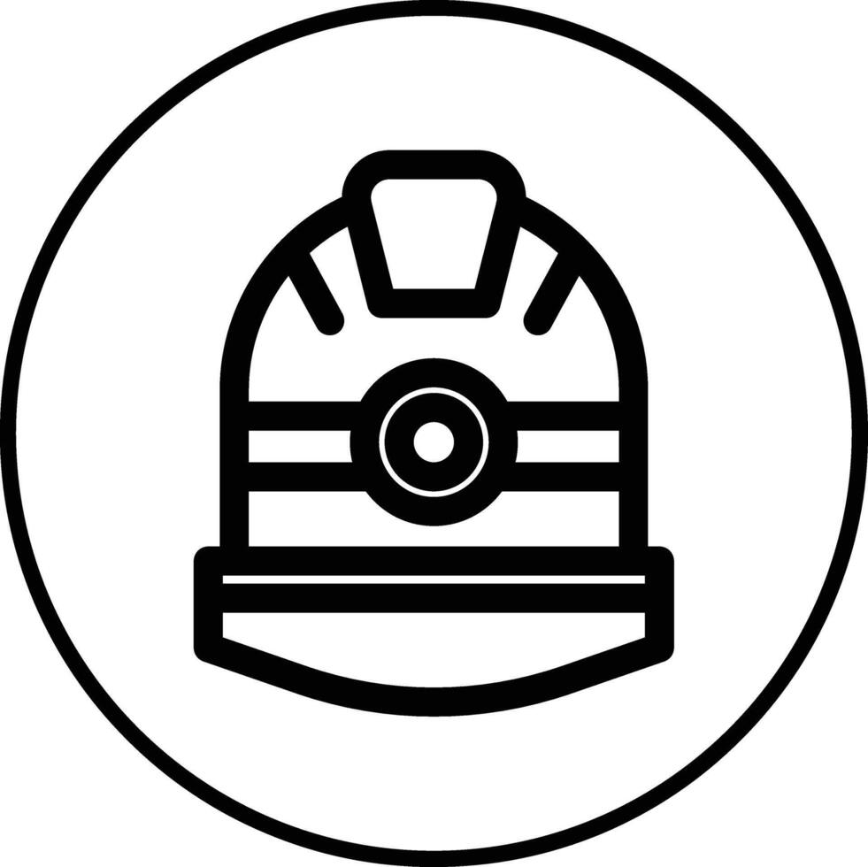 Sicherheit Helm Vektor Symbol