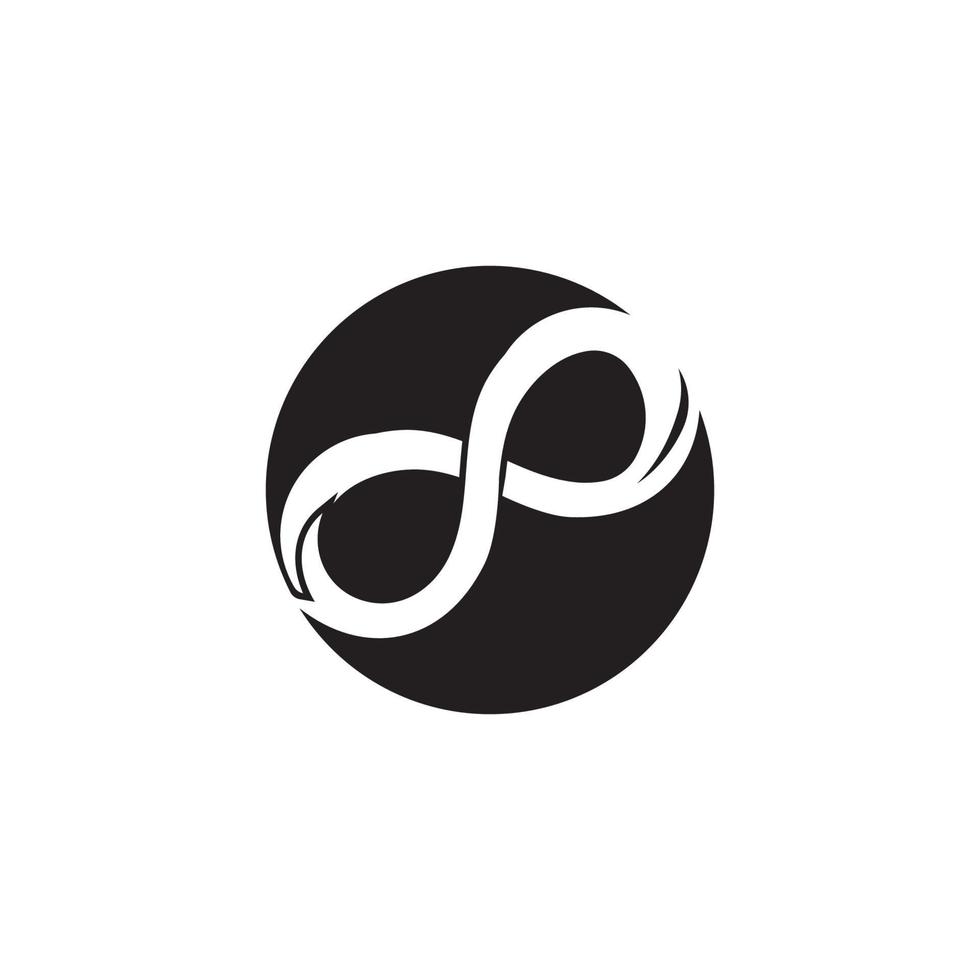 infinity business ikon och symbol mall vektor