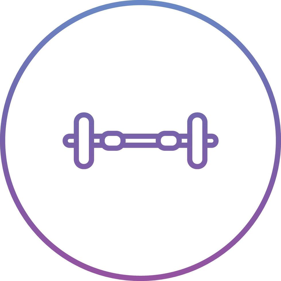 Gewicht Bar Vektor Symbol
