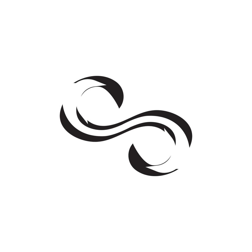 infinity business ikon och symbol mall vektor