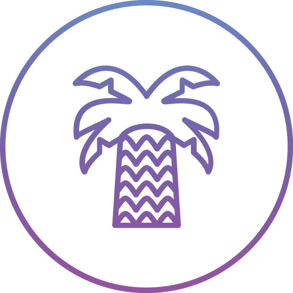 Palme Bäume Vektor Symbol