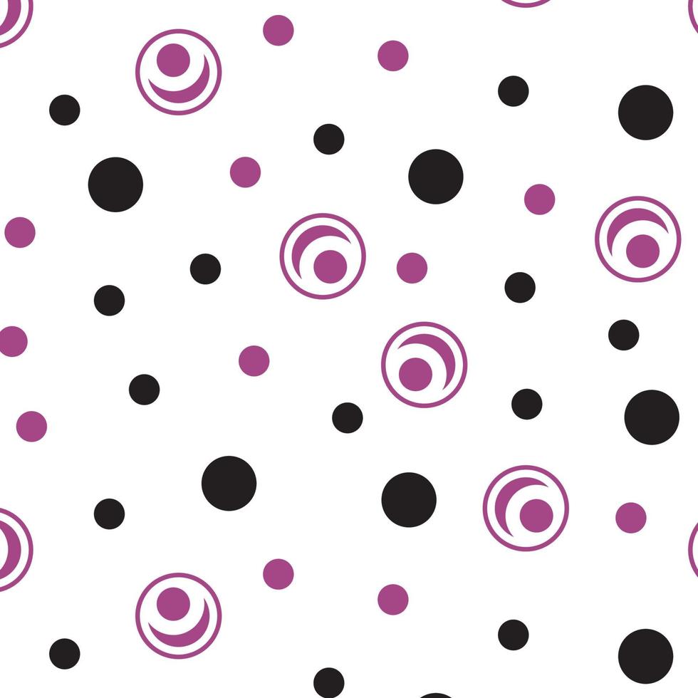 Polka Dot Muster Hintergrund Wallpaper Vektor-Illustration vektor