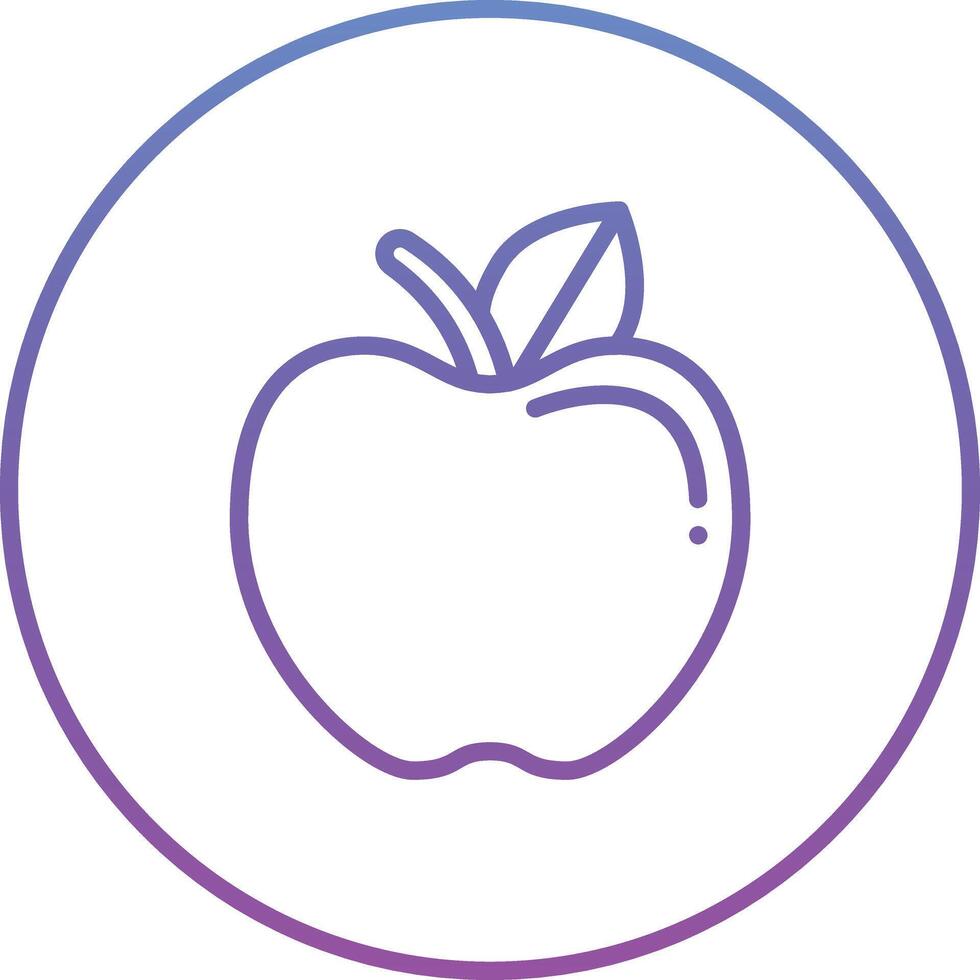 Apple-Vektor-Symbol vektor