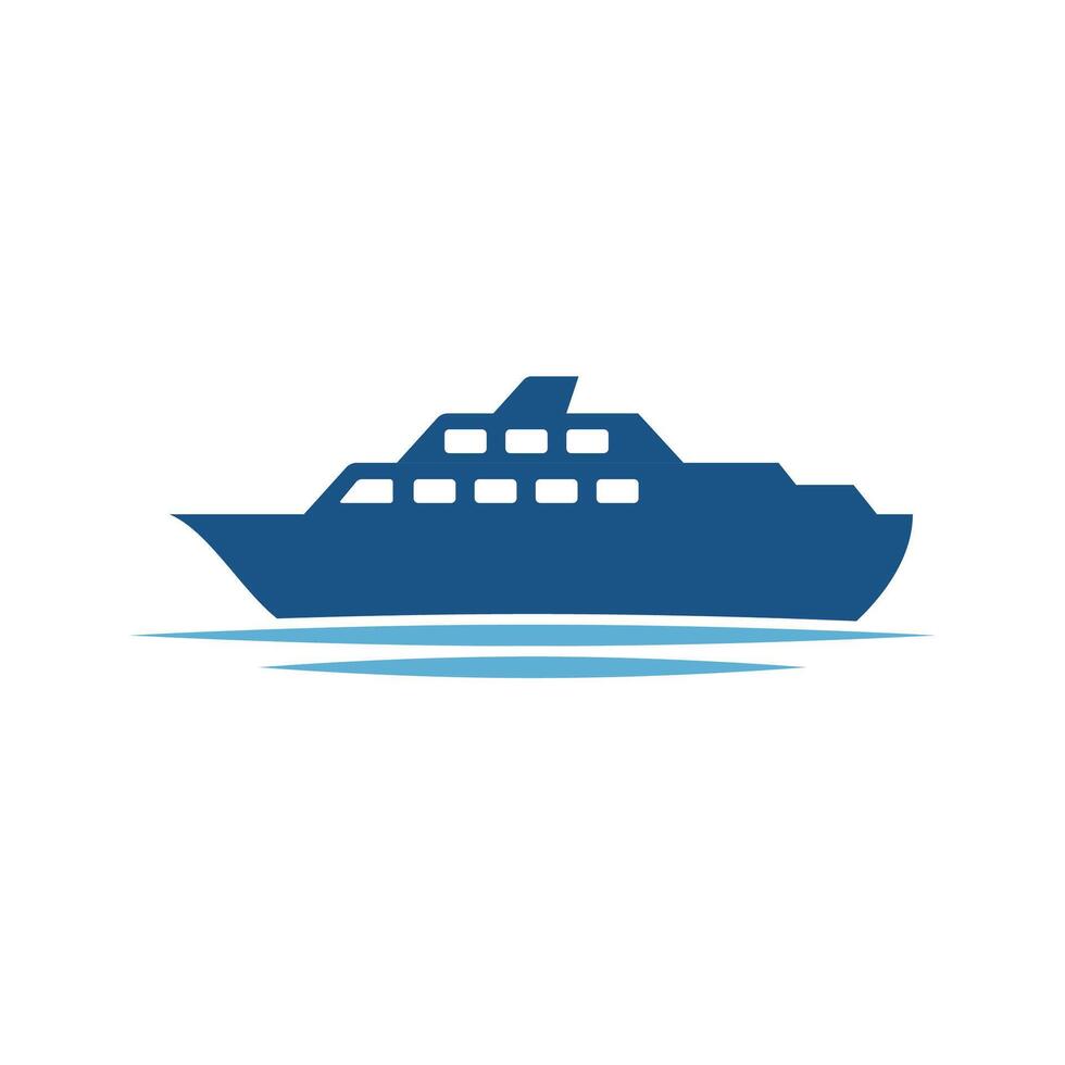 Yacht Logo abstrakt Vektor Vorlage. Boot Logo Design Vorlage Vektor Grafik branding Element.