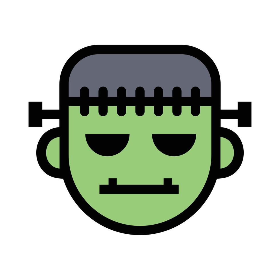 Illustration Vektor Grafik einfach Frankenstein