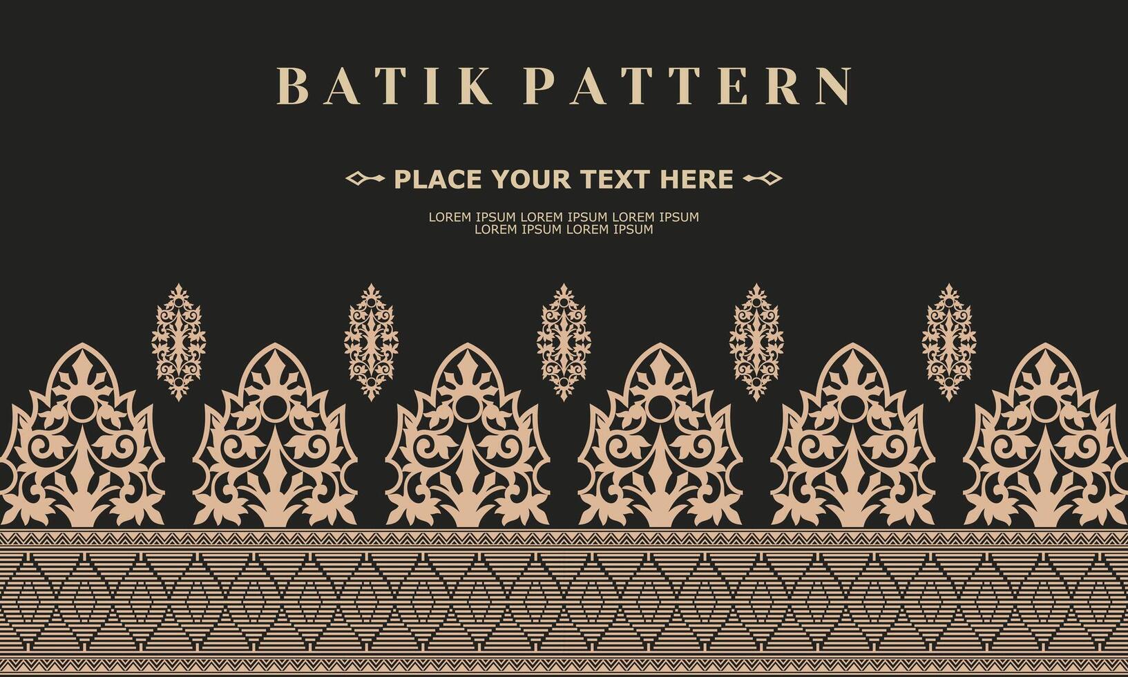 Ornament Vektor Muster traditionell Design Batik Muster