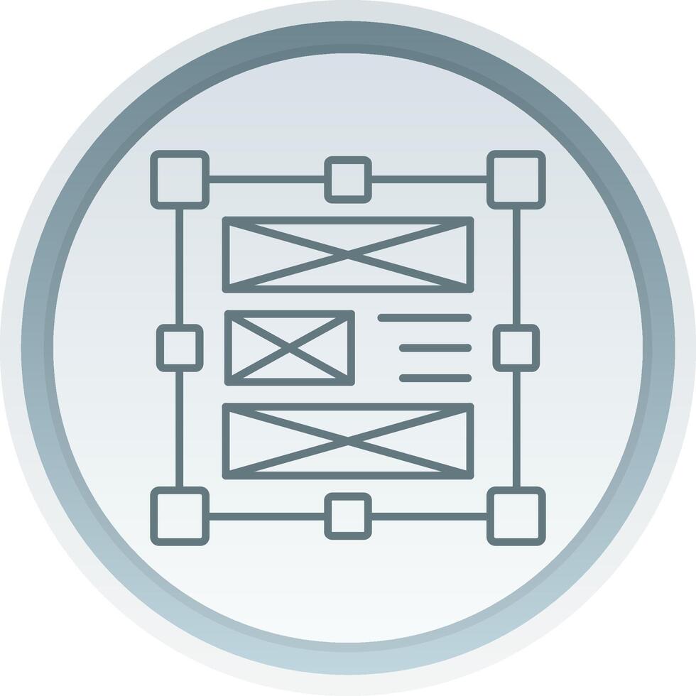 Layout linear Taste Symbol vektor