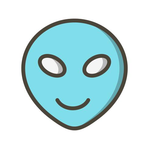 alien emoji vektorikonen vektor