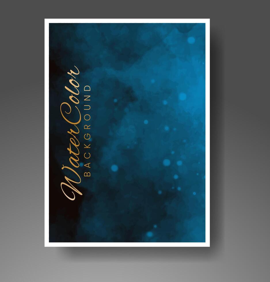 Karten mit Aquarellhintergrund. design für ihr cover, datum, postkarte, banner, logo. vektor