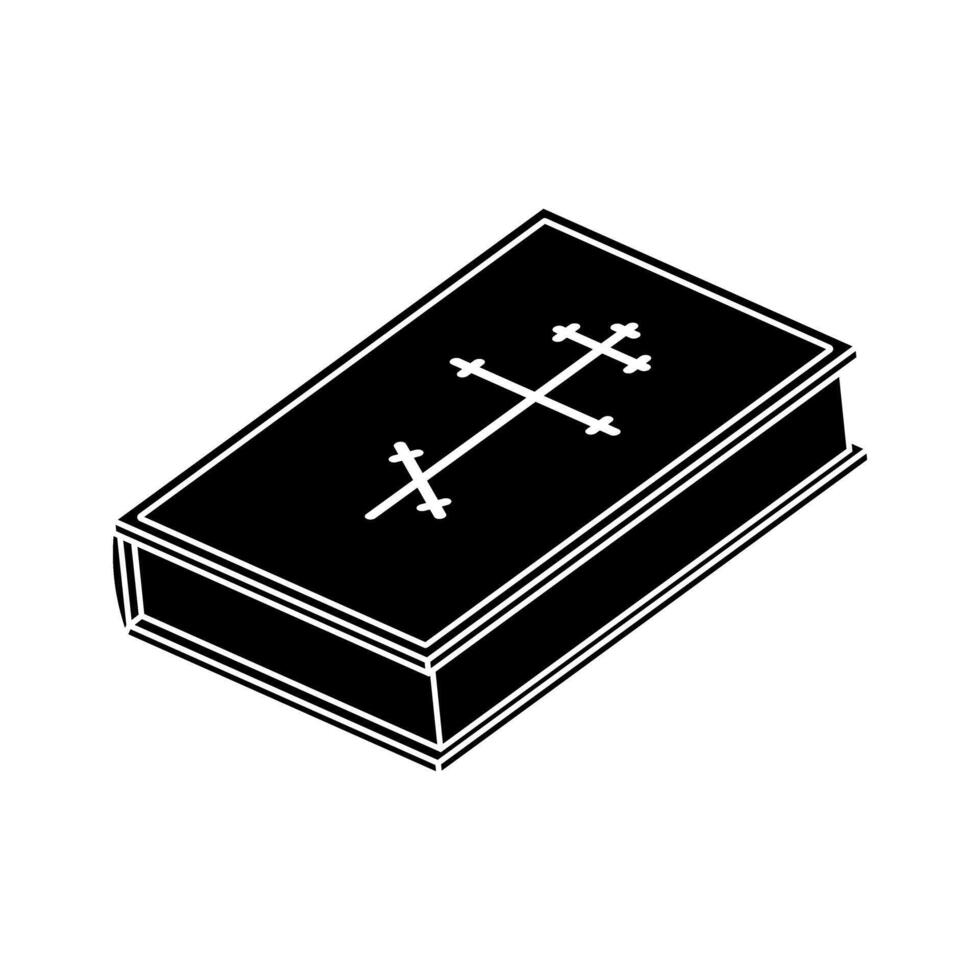 Bibel Symbol Vektor. Religion Illustration unterzeichnen. Vertrauen Symbol oder Logo. vektor