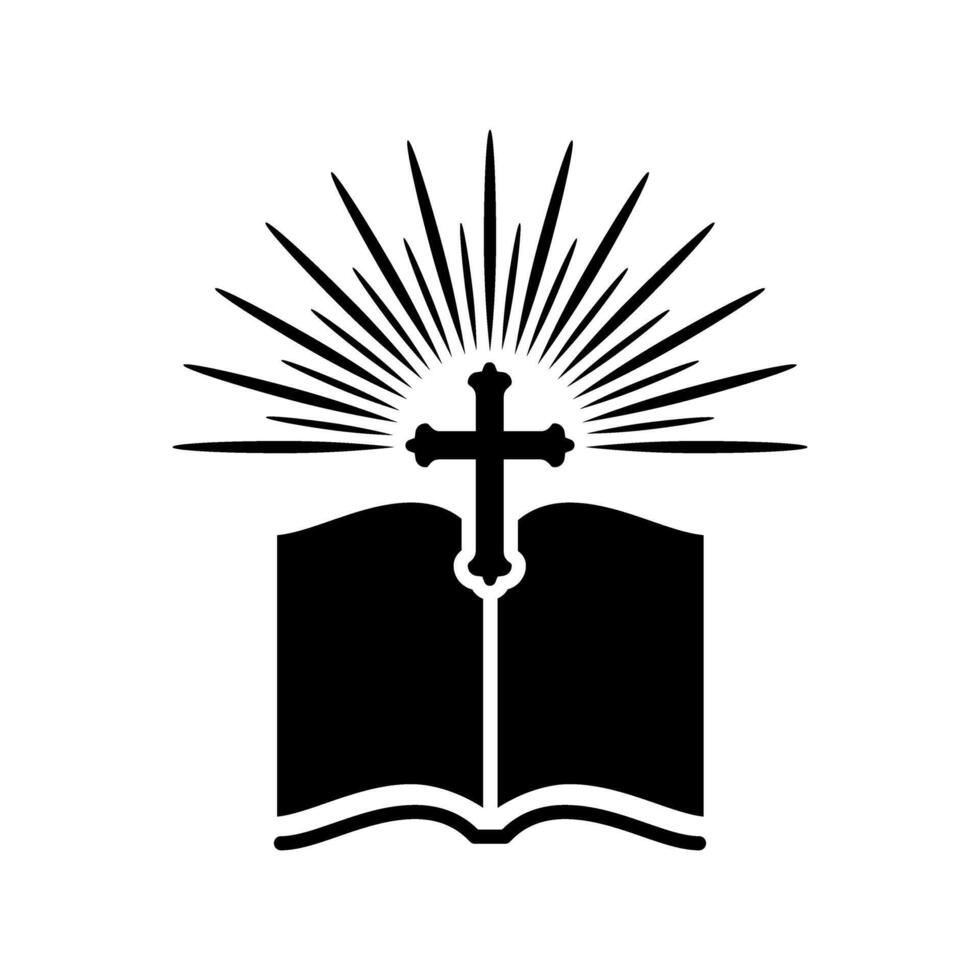 bibel ikon vektor. religion illustration tecken. tro symbol eller logotyp. vektor