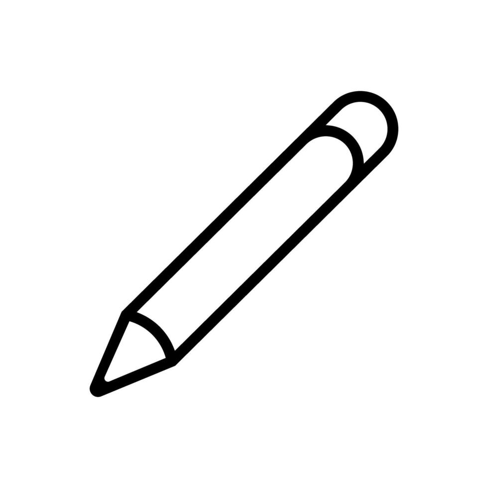 Bleistift Symbol Vektor. Stift Illustration unterzeichnen. schreiben Symbol oder Logo. vektor