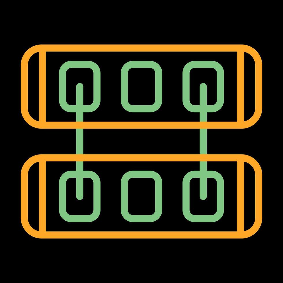 Netzwerk-Switch-Vektor-Symbol vektor