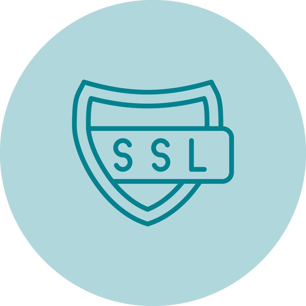 ssl Zertifikat Vektor Symbol