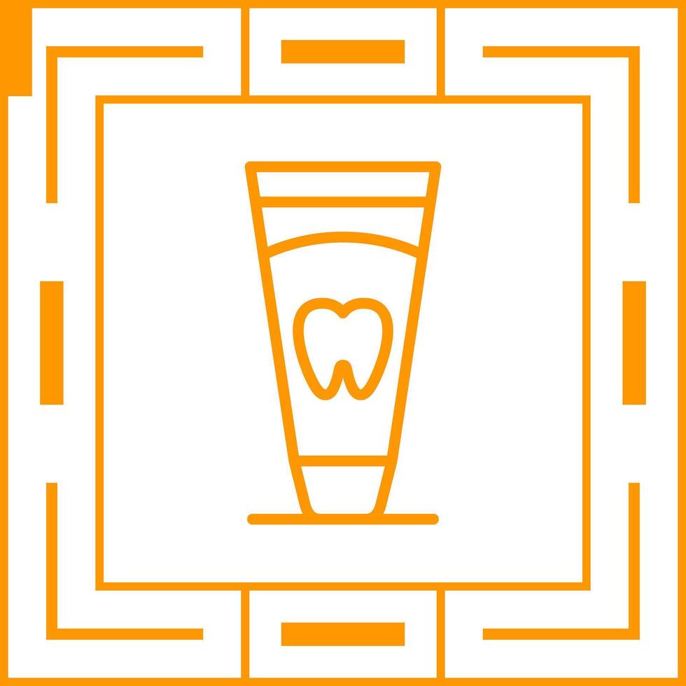 Zahnpasta-Vektorsymbol vektor