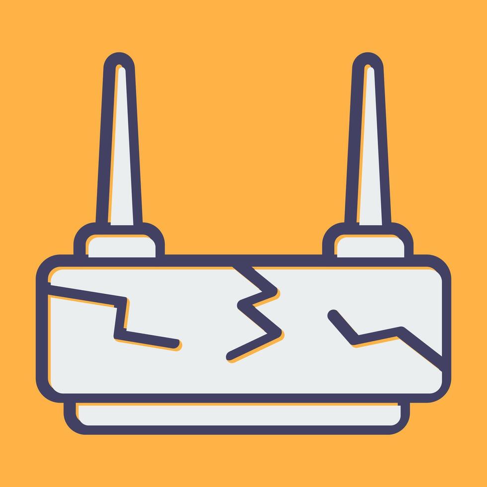 router enhet vektor ikon