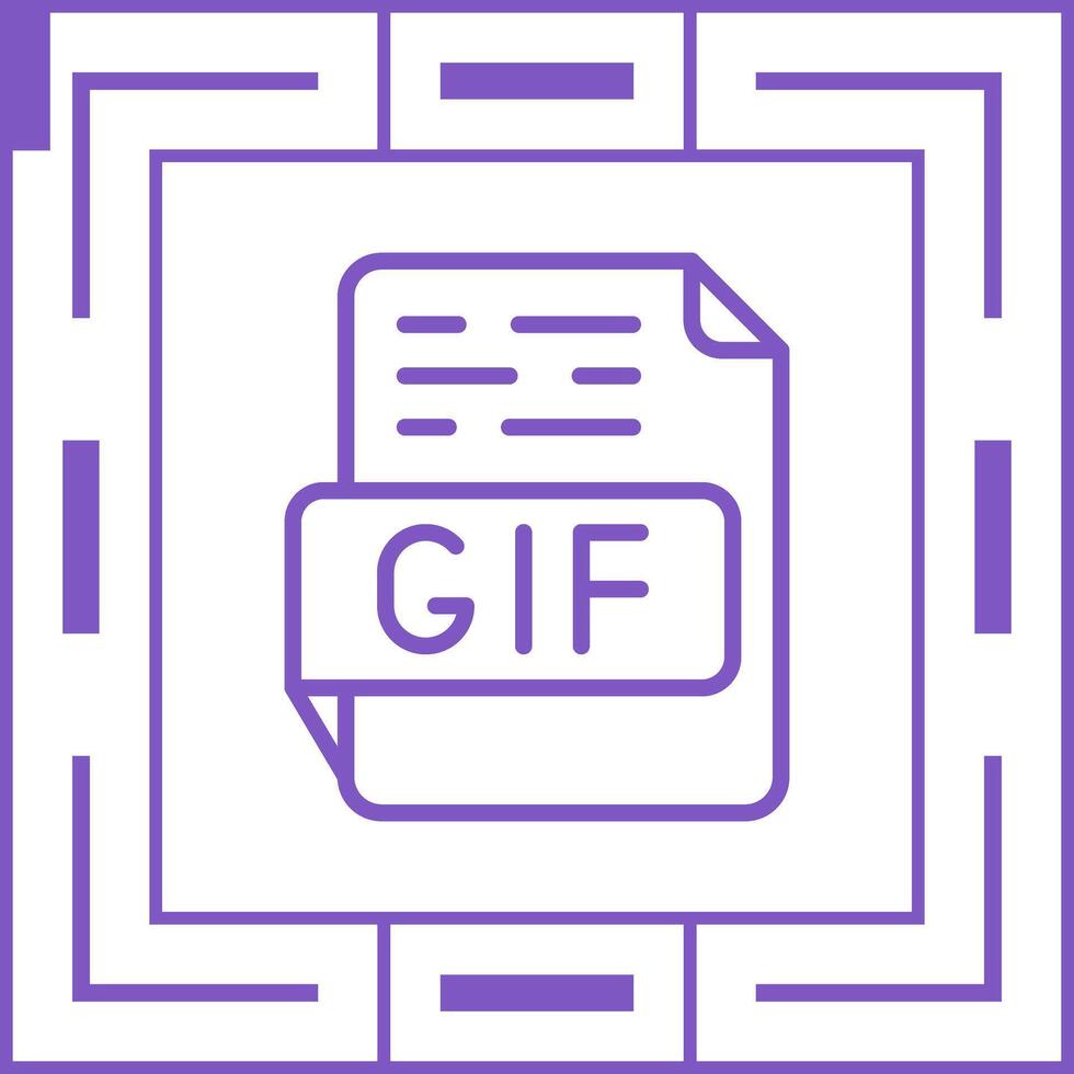 gif vektor ikon